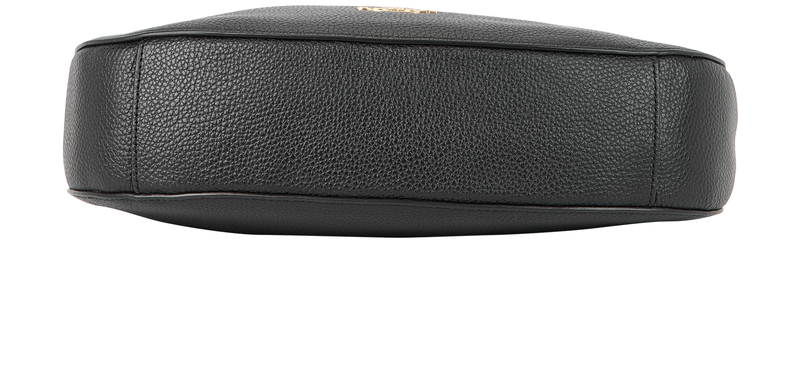 Zip Top Shoulder Bag, &pound;150, Handbags, Black, Leather, Top view